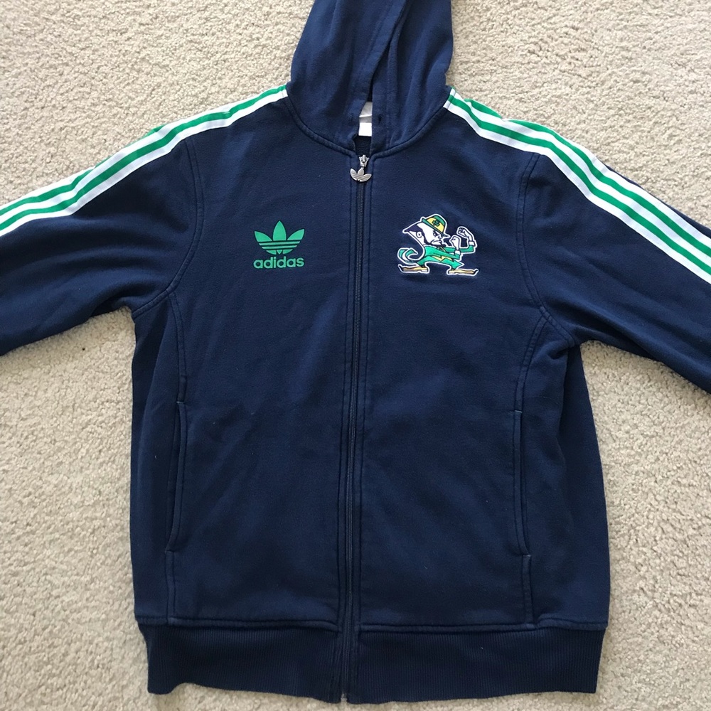 Adidas Notre Dams Zip up hoodie